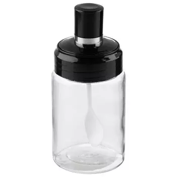 банка для специй MALLONY Vassetto 240мл 6,5х14,5см с ложкой стекло,пластик,металл