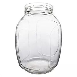 банка Кубышка Твист 3л 100мм стекло