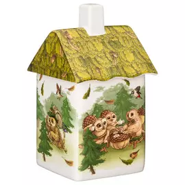 банка LEFARD Совы 450мл 17х9х8см фарфор