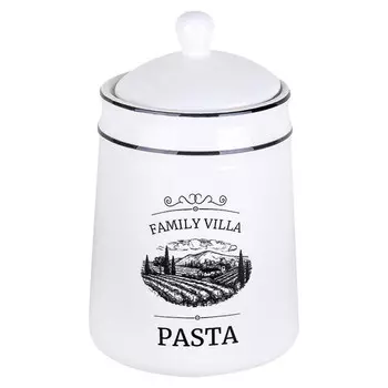 банка NUOVACASA Family villa 0,85л круглая керамика