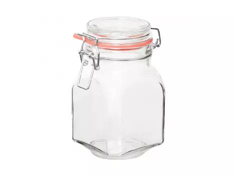 банка ATTRIBUTE 0,8л с бугельным замком стекло