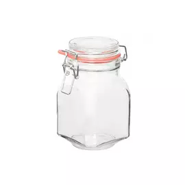 банка стеклянная ATTRIBUTE 0,8 л, с бугельным замком