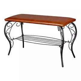 банкетка ГРАЦИЯ 685 780х340х450мм черный/коричневый