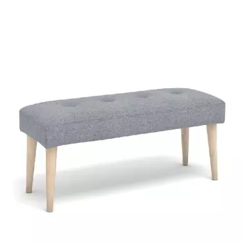 банкетка Лорель 1100х400х450мм рогожка серая