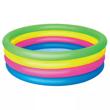 бассейн надувной BESTWAY 157х157х46см 522л разноцветный