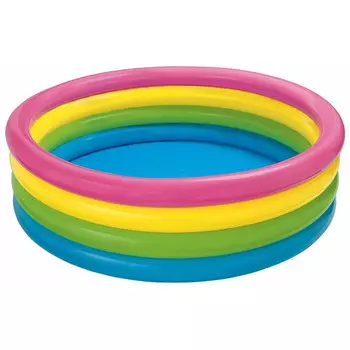бассейн надувной BESTWAY 157х157х46см 522л разноцветный
