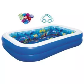 бассейн надувной BESTWAY Поиски сокровищ 3D 262x175x51см 778л