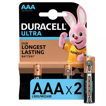 батарейка DURACELL LR03 ААА Ultra Power блистер 2шт
