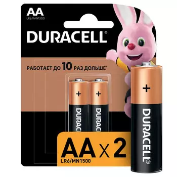 батарейка DURACELL LR6 BP2 2 шт