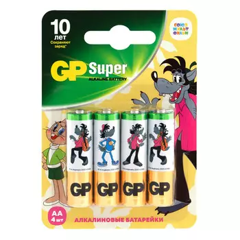 батарейка GP СоюзМультфильм 15ASMF-2CR4 АА 4 шт