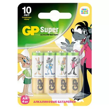 батарейка GP СоюзМультфильм 15ASMF-2CR4 АА 4 шт