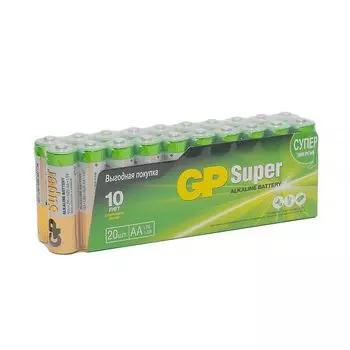 батарейка GP Super Alkaline АA 20 шт.