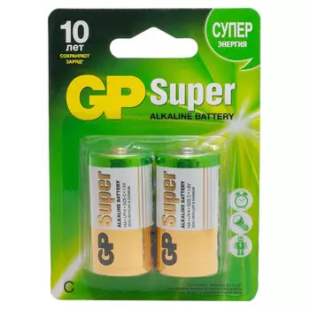 батарейка GP Super Alkaline C 2 шт.