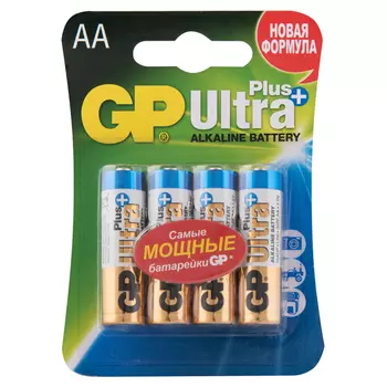 батарейка GP Ultra Plus AA 4шт