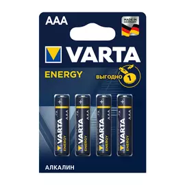 батарейка VARTA Energy AAA блистер 4шт