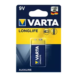 батарейка VARTA LONGLIFE 9В блистер 1шт