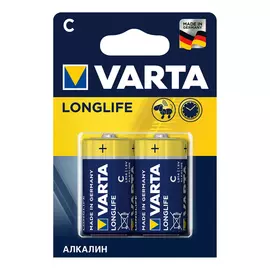 батарейка VARTA LONGLIFE C блистер 2шт