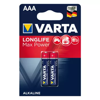 батарейка VARTA LONGLIFE MAX POWER AAA блистер 2шт