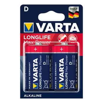 батарейка VARTA LONGLIFE MAX POWER D блистер 2шт