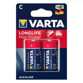 батарейка VARTA LONGLIFE MAX POWER С блистер 2шт