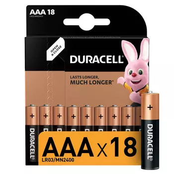 батарейки DURACELL LR03 AАA 18шт