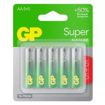 батарейки GP АА 1,5В алкалиновые 10шт