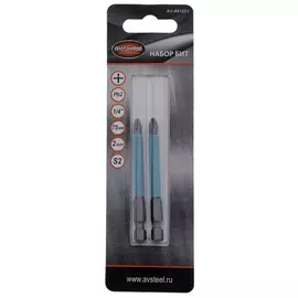 бита AV STEEL PH2x75мм 2шт
