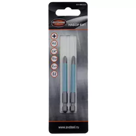 бита AV STEEL PZ2x75мм 2шт