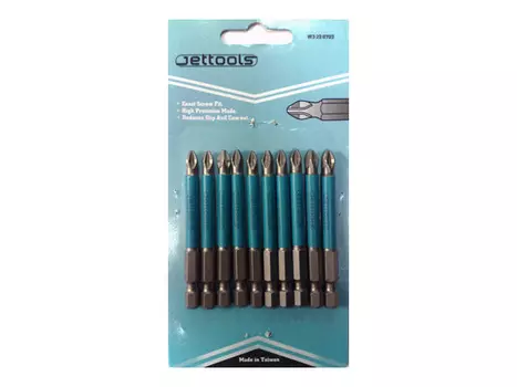 бита JETTOOLS PZ2 70мм магнитная 10шт