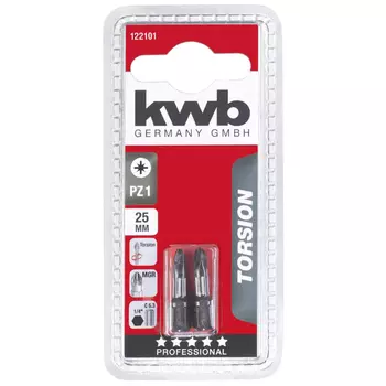 бита KWB PZ1 25мм torsion 2шт