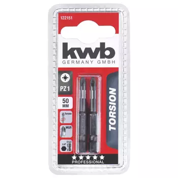 бита KWB PZ1 50мм torsion 2шт