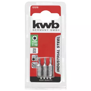 бита KWB TORX10 25мм 3шт