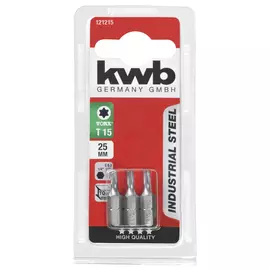 бита KWB TORX15 25мм 3шт