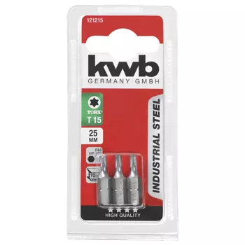 бита KWB TORX15 25мм 3шт