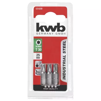 бита KWB TORX30 25мм 3шт