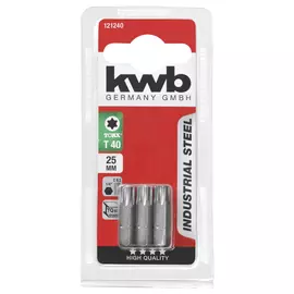 бита KWB TORX40 25мм 3шт