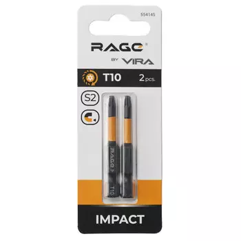 бита RAGE by VIRA TORX T10 50мм 2шт