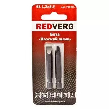 бита REDVERG SL1,2х6,5х50мм 2шт