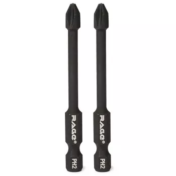 бита RAGE by VIRA S2 PH2x70мм торсионная 2 шт.