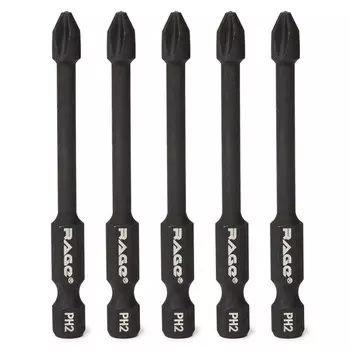 бита RAGE by VIRA S2 PH2x70мм торсионная 5шт