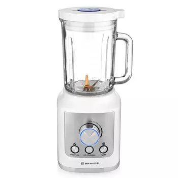 блендер BRAYER BR1200WH 1800Вт чаша 1,8л стекло белый