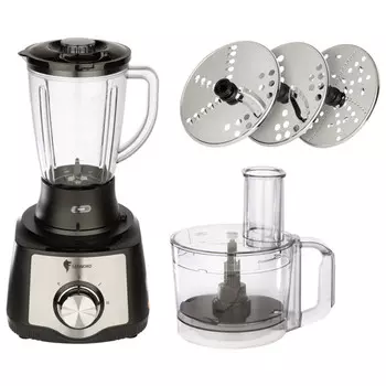 блендер LEONORD LE-1711 1200Вт чаша 1,5л черный/серебристый