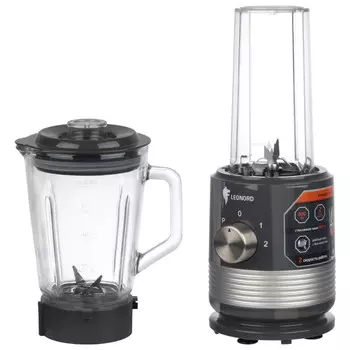 блендер LEONORD LE-1765 500Вт чаша 0,8л + портативный стакан черный