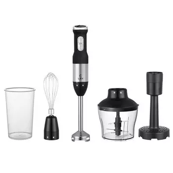 блендер LEX LX 10012-3 1200Вт измельчитель/венчик/пюре черный