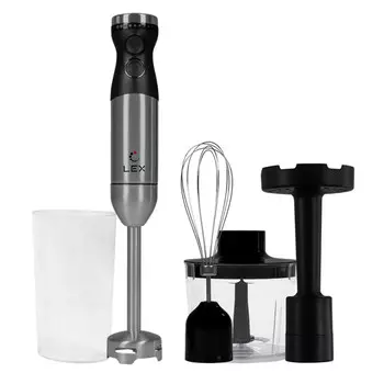 блендер LEX LX 1001-3 800Вт измельчитель/венчик/пюре
