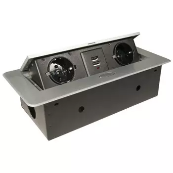 блок 2 поста ТЗ - GLS Pop-Up выдвижной горизонтальный серебристый