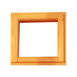 блок оконный двойной банный 0,5х0,5м