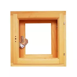 блок оконный двойной банный 0,5х0,5м с фурнитурой