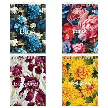 блокнот BG Цвет Настроения 80л А6 60 г/кв.м на гребне клетка