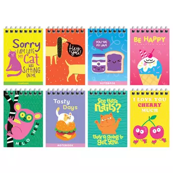 блокнот BG Funny picture А7 40л на гребне